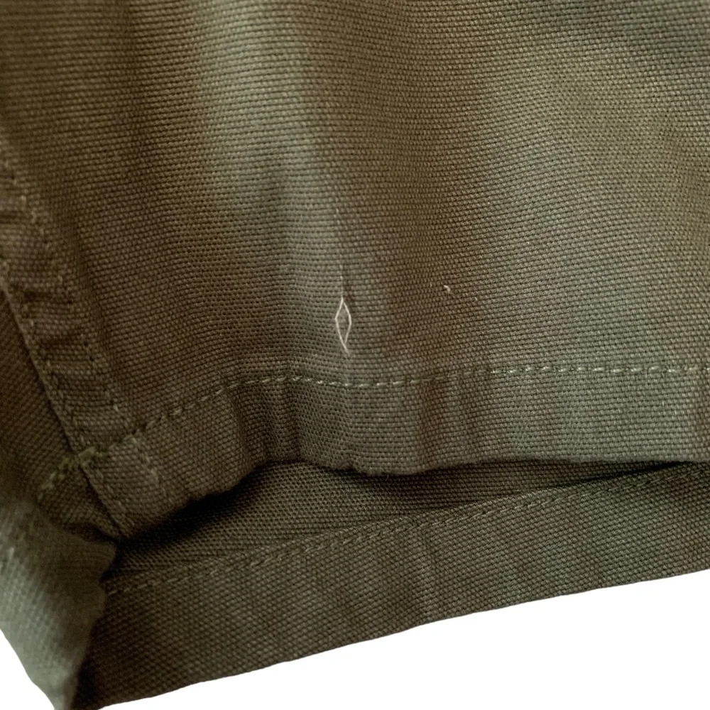 NWT Carhartt Rugged Flex Relaxed Fit Green Canvas Work Short - Picture 3 of 9
